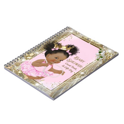 Princess Baby Shower Gift Log and Guest Book Zazzle
