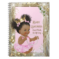Princess Baby Shower Gift Log and Guest Book