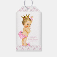 Princess Baby Shower Gift Tags