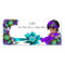 Princess Baby Shower Girl Teal Blue Purple
