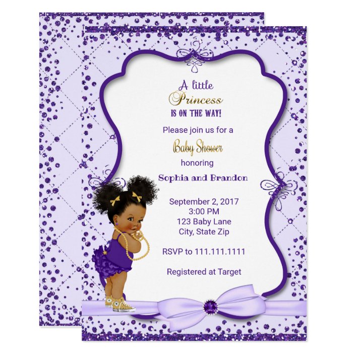 Princess Baby Shower invitation
