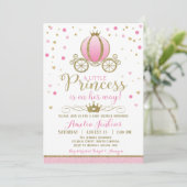 Princess Baby Shower Invitation (Standing Front)