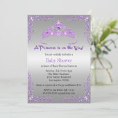 Princess Baby Shower Invitation (Standing Front)