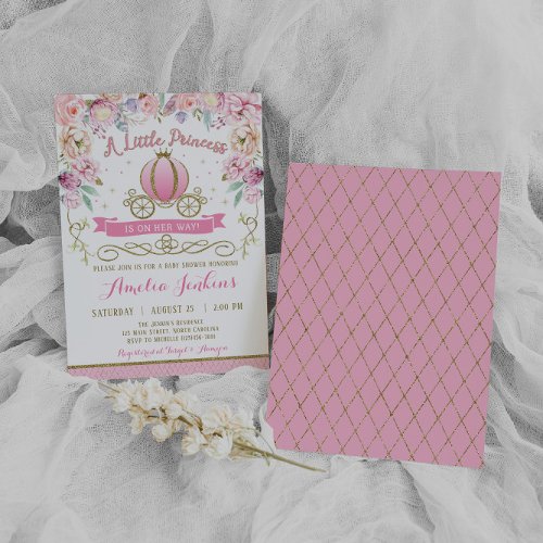 Princess Baby Shower Invitation