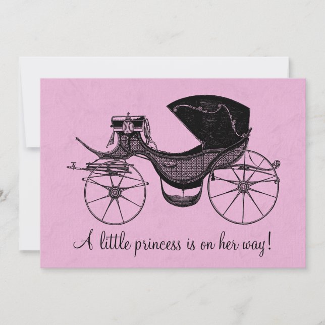 Princess Baby Shower Invitation (Front)