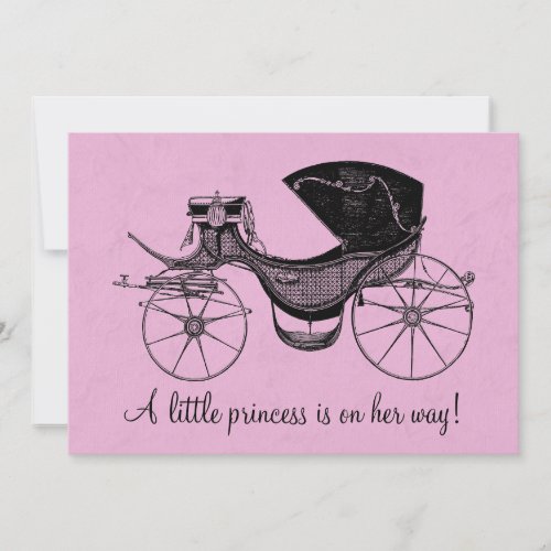 Princess Baby Shower Announcements