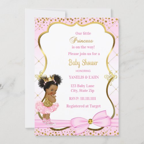 Princess Baby Shower invitation