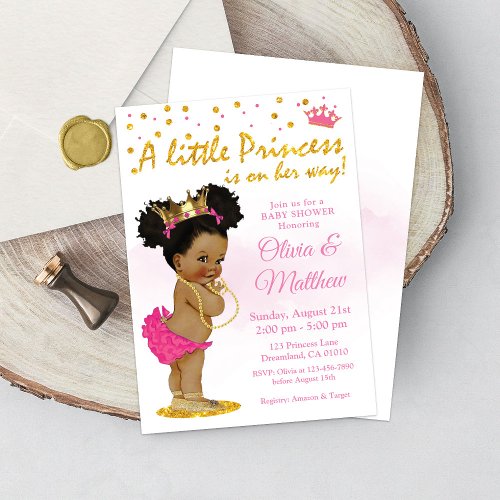 Princess Baby Shower Invitation Little Princess Invitation
