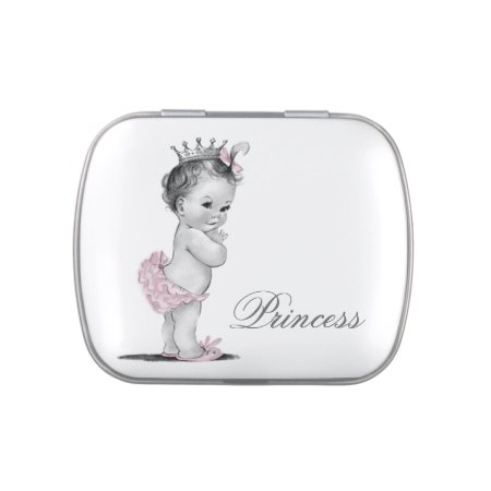 Princess Baby Shower Jelly Belly Candy Tin