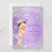 Princess Baby Shower Lavender Wonderland Invitation (Front)