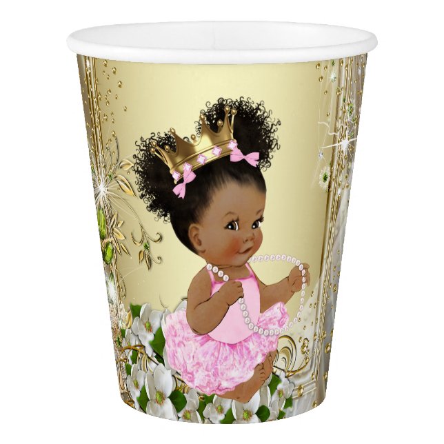 Princess Baby Shower Paper Cups (Front)