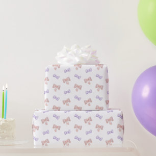 Princess Baby Shower Pattern Wrapping Paper
