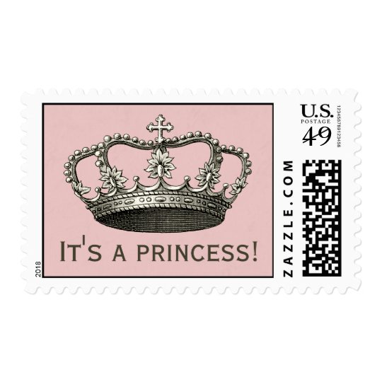 Princess Baby Shower Postage