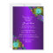Princess Baby Shower Teal Blue Purple Girl Invite