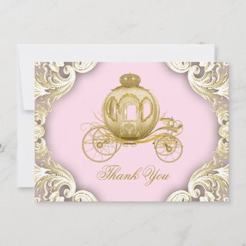 Princess Baby Shower Thank You Cards