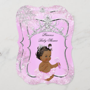 Princess Baby Shower Wonderland Pink Ethnic Invitation