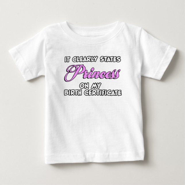 Princess Baby T-Shirt (Front)