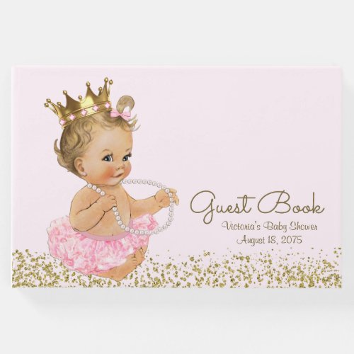 Princess Ballerina Baby Shower Guest Book