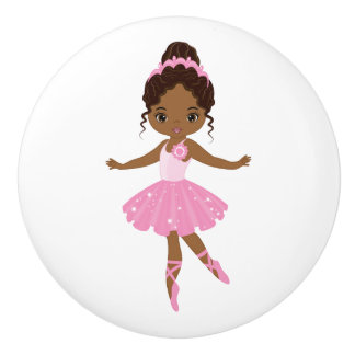 Princess Ballerina Ceramic Knob