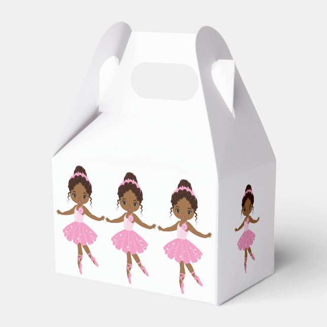Princess Ballerina Favor Box (Front Side)