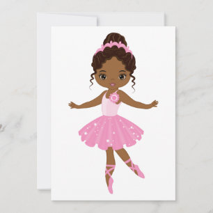 Princess Ballerina Thank You Card