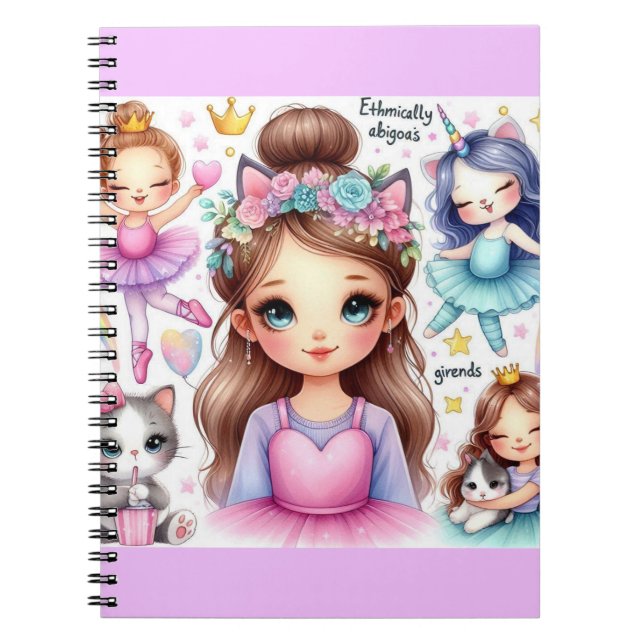 Princess Ballet Dreams Notebook (Front)