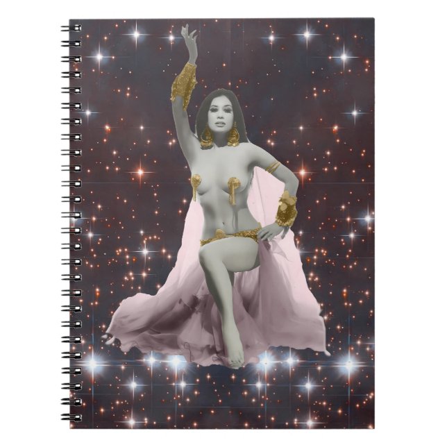 Princess Banu, Cosmic Belly Dancer Notebook (Front)