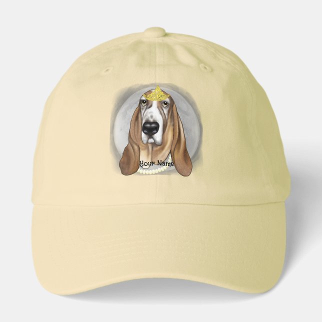 Princess Basset Hound hat (Front)