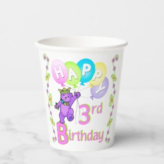 Princess Bear 3rd Birthday Party