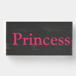Princess Bedroom Modern Home Art Wooden Box Sign