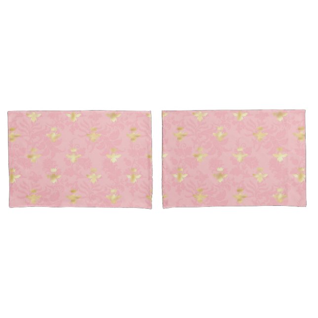 Princess Bee Series Design #4 Pillow Case (Front-Set)