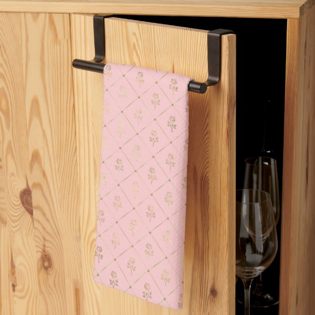 Princess Bee Series Design #6   Kitchen Towel (Thirds Fold)