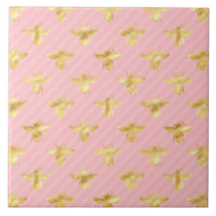Princess Bee Series Design #7 Ceramic Tile