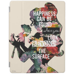 Princess | Belle Floral Silhouette iPad Smart Cover