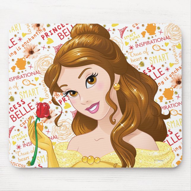 Princess Belle Mouse Pad (Front)