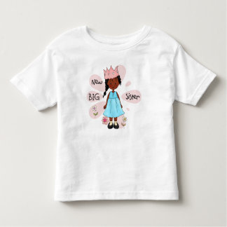 Princess Big Sister African American Toddler T-shirt