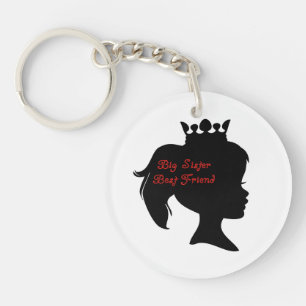 Princess Big Sister Best Friend Keychain