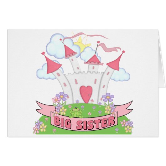 PRINCESS BIG SISTER CARDS (Front Horizontal)
