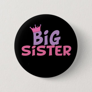 Princess Big Sister Pinback Button