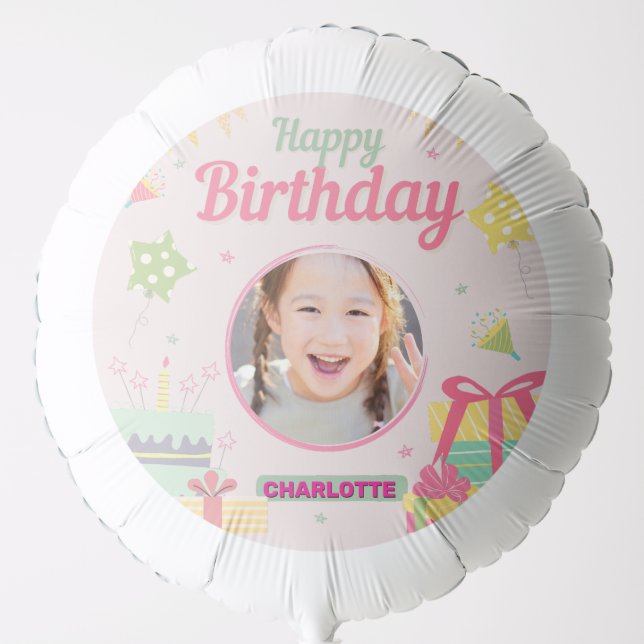 princess birthday balloon (Front)
