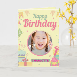 princess birthday card