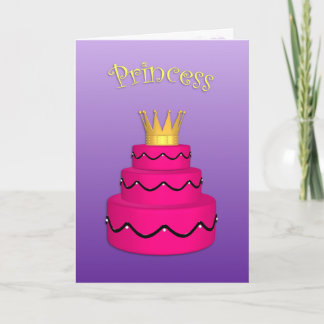 Princess Birthday Card
