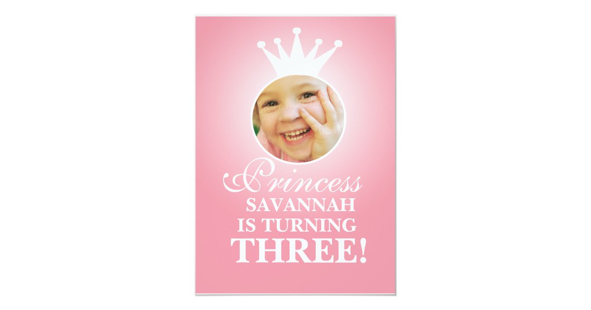 Princess Birthday Card | Zazzle