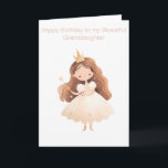 Princess Birthday Card for Granddaughters<br><div class="desc">A Pretty Hand Illustrated Princess Birthday Card with the message "Happy Birthday to my Beautiful Granddaughter" and "Happy Birthday to my Wonderful Granddaughter, you back peeps each and everyday" both the front text and inside text are 100% Customizable for you to write your own personal Messages. Not exactly what you...</div>