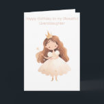 Princess Birthday Card for Granddaughters<br><div class="desc">A Pretty Hand Illustrated Princess Birthday Card with the message "Happy Birthday to my Beautiful Granddaughter" and "Happy Birthday to my Wonderful Granddaughter, you back peeps each and everyday" both the front text and inside text are 100% Customizable for you to write your own personal Messages. Not exactly what you...</div>