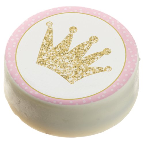 Princess Birthday Cookies Pink Gold Royal Crown