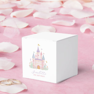 Princess Birthday Enchanted Castle Girls  Favor Boxes