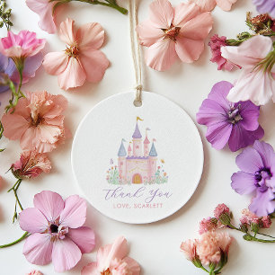 Princess Birthday Enchanted Castle Girls Favor Tags