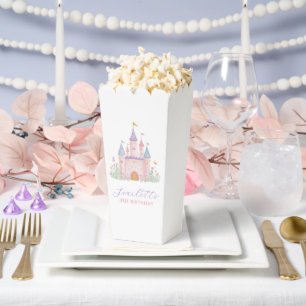 Princess Birthday Enchanted Castle Popcorn  Favor Boxes