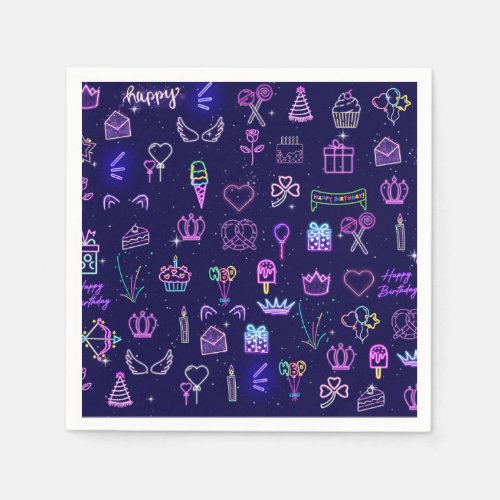 Princess Birthday Gift Bag | Royal Party Favor Bag Napkins